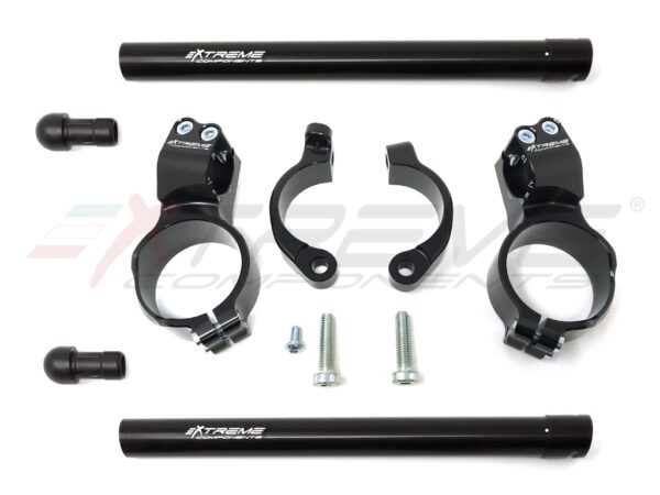 Advanced handlebars 40mm offset and 10mm raised with clips to close the triple clamp - Diameter 55mm for BMW S1000RR (2019/2024)