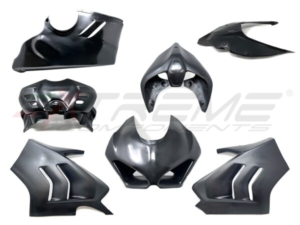 Complete fairings + rear tail and seat lower plate + airbox cover for Ducati Panigale V4 / V4S / V4R (2022/2024)