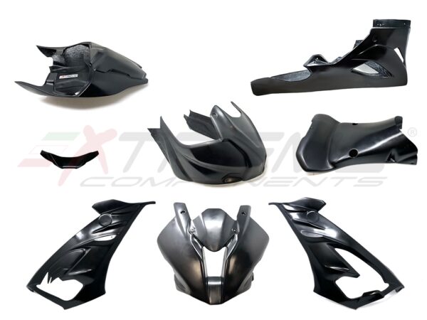 Racing bodywork/fairing: Front upper race fairing + side panels + lower race fairing + rear tail + airbox cover with side panels for BMW S1000RR (2023/2024)